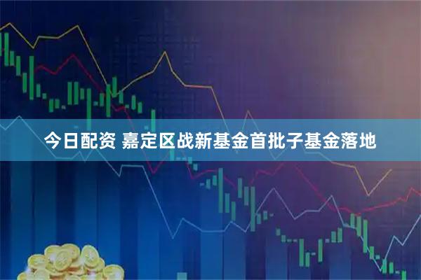 今日配资 嘉定区战新基金首批子基金落地